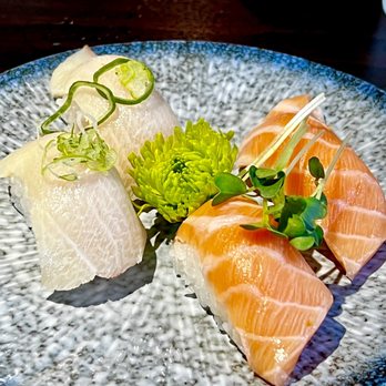 Joyce's Sushi - Yellow belly yellow tail and salmon sushi divine - Japanese Near Me - Rancho Mirage, California Joyce's Sushi - Yellow belly yellow tail and salmon sushi divine - Japanese Near Me - Rancho Mirage, California