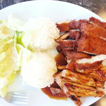 Happy At the Bay - The Chicken Teriyaki and Chicken Katsu combination. - Japanese Near Me - Renton, Washington Happy At the Bay - The Chicken Teriyaki and Chicken Katsu combination. - Japanese Near Me - Renton, Washington