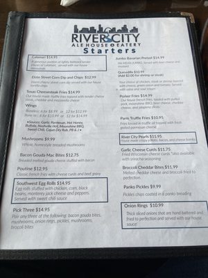 Menu photo 3 River City Ale House and Eatery Dixon, IL Menu photo 3 River City Ale House and Eatery Dixon, IL