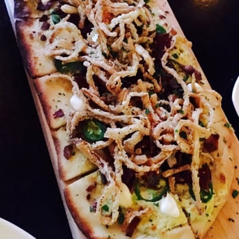 Barleymash - The Popper - applewood bacon, cream cheese, ranch... Pure deliciousness on a flat bread - Sports Bars Near Me - San Diego, California Barleymash - The Popper - applewood bacon, cream cheese, ranch... Pure deliciousness on a flat bread - Sports Bars Near Me - San Diego, California