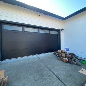 Turbo Garage Door - Flash black door with windows - Garage Door Services Near Me - Santa Rosa, California Turbo Garage Door - Flash black door with windows - Garage Door Services Near Me - Santa Rosa, California