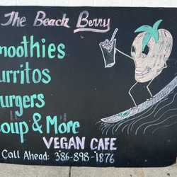 The Beach Berry - Outdoor sign