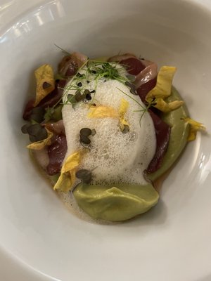 As De Trèfle -Restaurant Gastronomique et Véranda "cuisine d'été" Bernières sur mer, Caen mer. by null