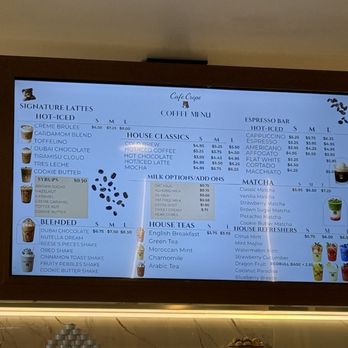 Cafe Crepe - menu - Cafes Near Me - Mohegan Lake, New York Cafe Crepe - menu - Cafes Near Me - Mohegan Lake, New York