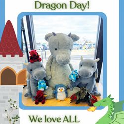 Timbuk Toys - Avenues at Northfield - It's Appreciate a Dragon Day! Fierce, friendly, sparkly, and brave, we love all our dragons...