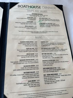 Menu photo 1 Boathouse at Hendry's Beach Santa Barbara, CA Menu photo 1 Boathouse at Hendry's Beach Santa Barbara, CA