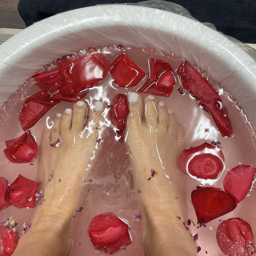 Nailicious Nails Studio - Valentines day pedi (old gel getting removed) - Nail Technicians Near Me - Huntington Beach, California Nailicious Nails Studio - Valentines day pedi (old gel getting removed) - Nail Technicians Near Me - Huntington Beach, California