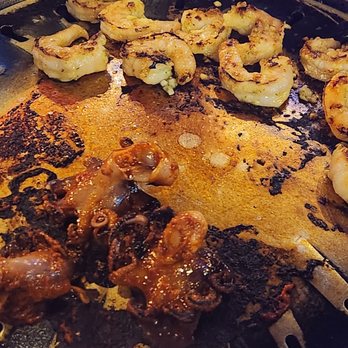KPOT Korean BBQ & Hot Pot - Garlic Shrimp and Spicy Calamari - Korean Near Me - Matthews, North Carolina