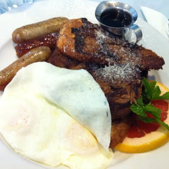 Sandpiper Cafe - breakfast combo - sausage, eggs, vegan french toast - Breakfast & Brunch Near Me - Juneau, Alaska Sandpiper Cafe - breakfast combo - sausage, eggs, vegan french toast - Breakfast & Brunch Near Me - Juneau, Alaska