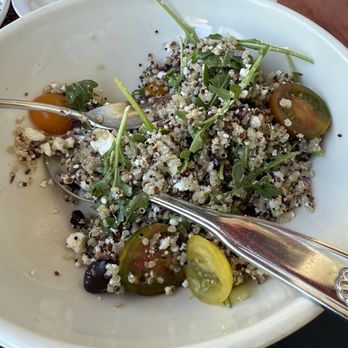 Side Street Kitchen - Quinoa salad mussing several bites - Sandwiches Near Me - Point Reyes Station, California