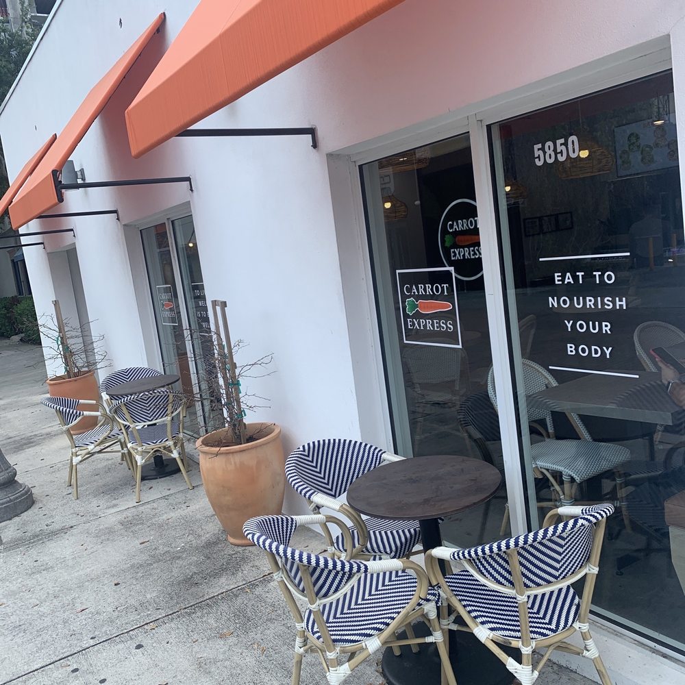 Carrot Express - The outside - Salad Near Me - South Miami, Florida