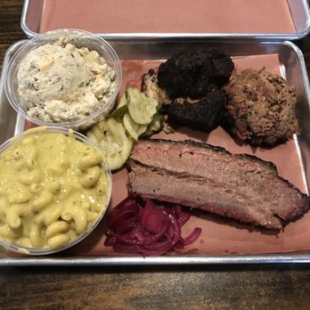 Hurtado Barbecue - 2 Meat Meal ( Bacon Burnt Ends ) ( Prime Brisket ) (Macaroni and Cheese) ( Baked Potato Salad) - Barbeque Near Me - Arlington, Texas Hurtado Barbecue - 2 Meat Meal ( Bacon Burnt Ends ) ( Prime Brisket ) (Macaroni and Cheese) ( Baked Potato Salad) - Barbeque Near Me - Arlington, Texas