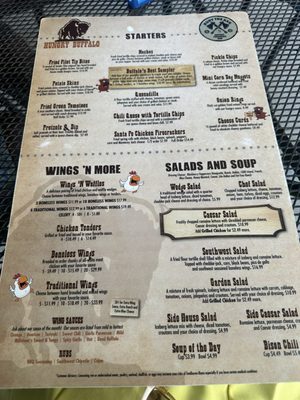 Menu photo 2 Hungry Buffalo Logan, OH