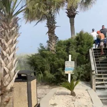 Lakewood Camping Resort - Walkway to the beach between north and south blocks. (Think this one would be technically the north). - Water Parks Near Me - Myrtle Beach, South Carolina