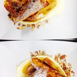 Juniper And Pine - French toast with caramelised pear