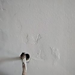 Stevin L Zeske Painting - Didn't sand spackle painted right over it