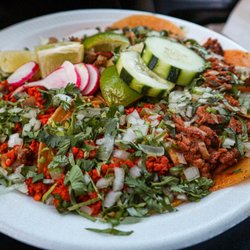 Taquitos West Ave - Chorizo taco Alpastor taco Suadero taco Tripa taco