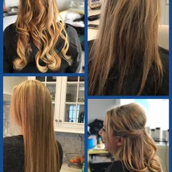 Hair by Lisa Reams - Greatlenghts Extensions. Plus a few tape-in extension. Baby Highlights with Goldwell Oxycur Platin bleach & Olaplex.