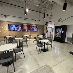 Tesla Supercharger - Lounge area