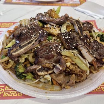 MB Grill - A large MB Grill plate, no spice, lots of meat, chicken, udon noodles, pineapple and 2 sauces. My fav! Delicious and healthy. Julie A - Mongolian Near Me - Sparks, Nevada MB Grill - A large MB Grill plate, no spice, lots of meat, chicken, udon noodles, pineapple and 2 sauces. My fav! Delicious and healthy. Julie A - Mongolian Near Me - Sparks, Nevada