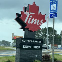 Cute sign- Tim Hortons originated in Canada