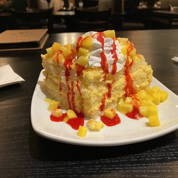 Lucky Fins - Mango Cake - Seafood Near Me - Meridian, Idaho Lucky Fins - Mango Cake - Seafood Near Me - Meridian, Idaho