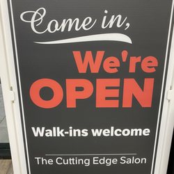The Cutting Edge Salon - Accepting walk ins