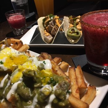 Steve's BBQ - Chili verde fries w/egg and BLUEBERRY MARGARITA !! - sooo tender with huge flavor , BETTER then what I expected ! Pork belly tacos !! - Barbeque Near Me - Whittier, California Steve's BBQ - Chili verde fries w/egg and BLUEBERRY MARGARITA !! - sooo tender with huge flavor , BETTER then what I expected ! Pork belly tacos !! - Barbeque Near Me - Whittier, California