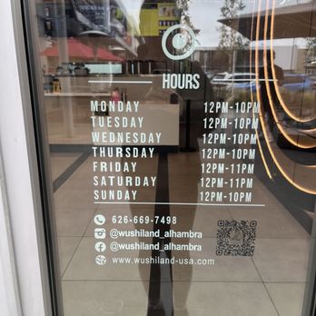 Wushiland Boba - Hours - Bubble Tea Near Me - Alhambra, California