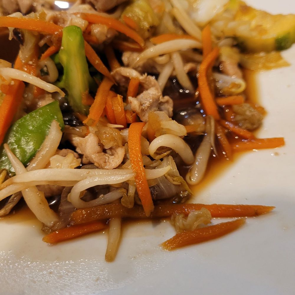 Sabai - stir fried veggies and pork - Thai Near Me - Boynton Beach, Florida Sabai - stir fried veggies and pork - Thai Near Me - Boynton Beach, Florida