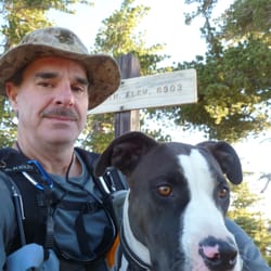 Telegragh Peak - Sammy & I,  on Timber Mtn 8,303 Ft