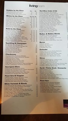 Menu photo 4 The Living Room Restaurant Calgary, AB