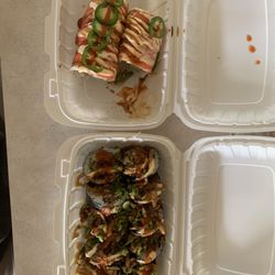 Medina Sushi by Tonacati - The Red Dagon and Firecracker. Both were amazing!!!