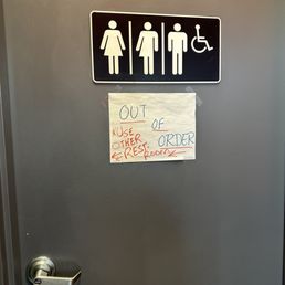 Washroom access. Washroom access.