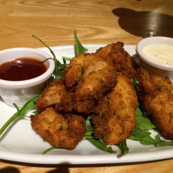 Cactus Jacks - Chicken strips with a spicy chilli/bbq & what i think was Garlic dip - Mexican Near Me - Dublin, D