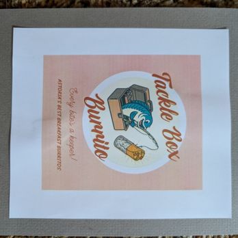 Tackle Box Burrito - Fan art! Thanks Sam. - Breakfast & Brunch Near Me - Astoria , Oregon Tackle Box Burrito - Fan art! Thanks Sam. - Breakfast & Brunch Near Me - Astoria , Oregon
