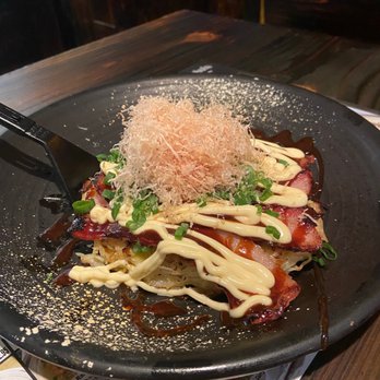 Yokushi Robata - Okonomiyaki pancake - Poke Near Me - Houston, Texas Yokushi Robata - Okonomiyaki pancake - Poke Near Me - Houston, Texas