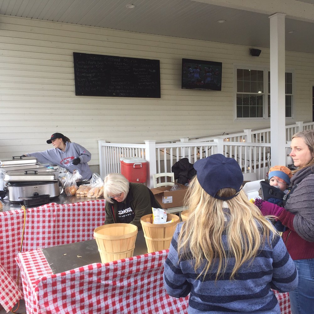 Luceline Orchard - Food area off the main house - CSA Near Me - Watertown, Minnesota