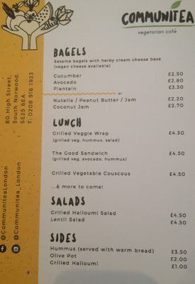 Menu photo 2 Communitea Cafe London, XGL Menu photo 2 Communitea Cafe London, XGL