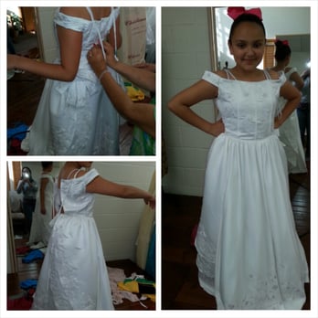 Antonio Tailor Shop - Dress was about 2 sizes to small!!! They made it fit her perfectly=) - Sewing & Alterations Near Me - Chula Vista, California