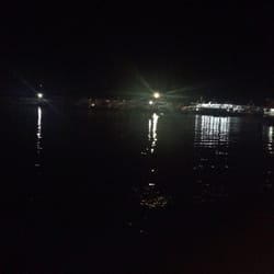 Gece kebabında deniz manazarası