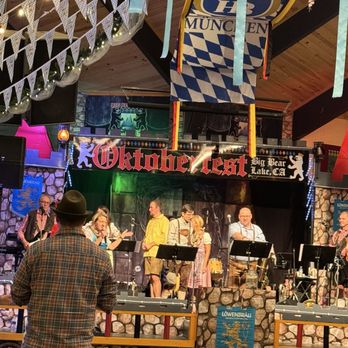 Big Bear Lake Oktoberfest - View of the stage before the crowds. - Festivals Near Me - Big Bear Lake, California Big Bear Lake Oktoberfest - View of the stage before the crowds. - Festivals Near Me - Big Bear Lake, California