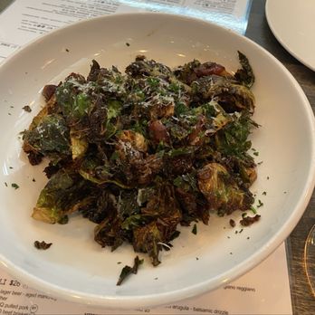 No Regrets Pizza - Roasted Brussels Sprouts w/Bacon - Italian Near Me - North Bethesda, Maryland