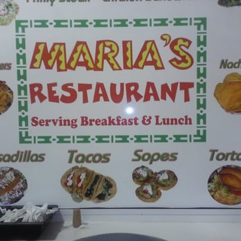 Maria's Restaurant - a sign for maria's restaurant - Mexican Near Me - Bradenton, Florida