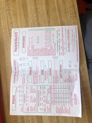 Menu photo 2 Naple’s Pizza Chicago, IL Menu photo 2 Naple’s Pizza Chicago, IL
