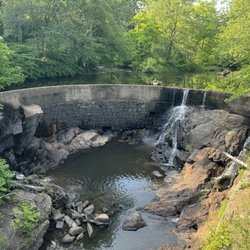 Horseshoe Falls - The falls during a dry stretch of summertime.