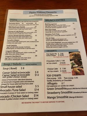 Menu photo 2 Cafe Mason San Francisco, CA
