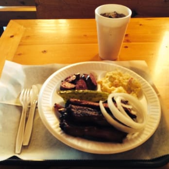 Okie Joes Bbq - Before I doused this entire plate with Okie Joes BBQ sauce. - Barbeque Near Me - Stilwell, Oklahoma Okie Joes Bbq - Before I doused this entire plate with Okie Joes BBQ sauce. - Barbeque Near Me - Stilwell, Oklahoma