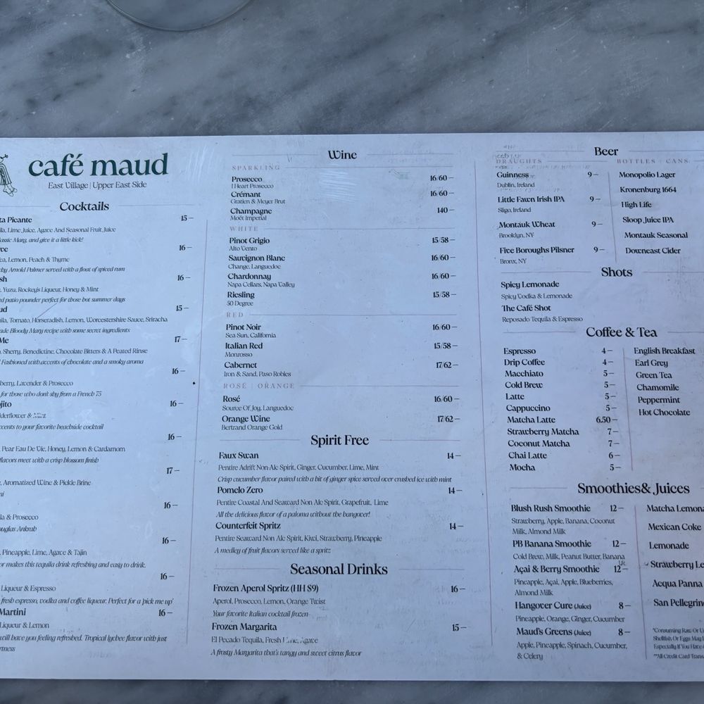 Cafe Maud - Cafes Near Me - New York, New York Cafe Maud - Cafes Near Me - New York, New York