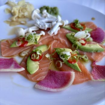 Shorebird - Salmon Carpaccio - Seafood Near Me - Newport Beach, California